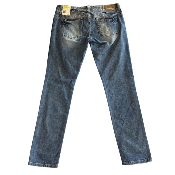 Guess Jeans Daredevil Skinny in Haley Wash Denim Jeans Size 32 Regular NEW - Picture 3 of 7